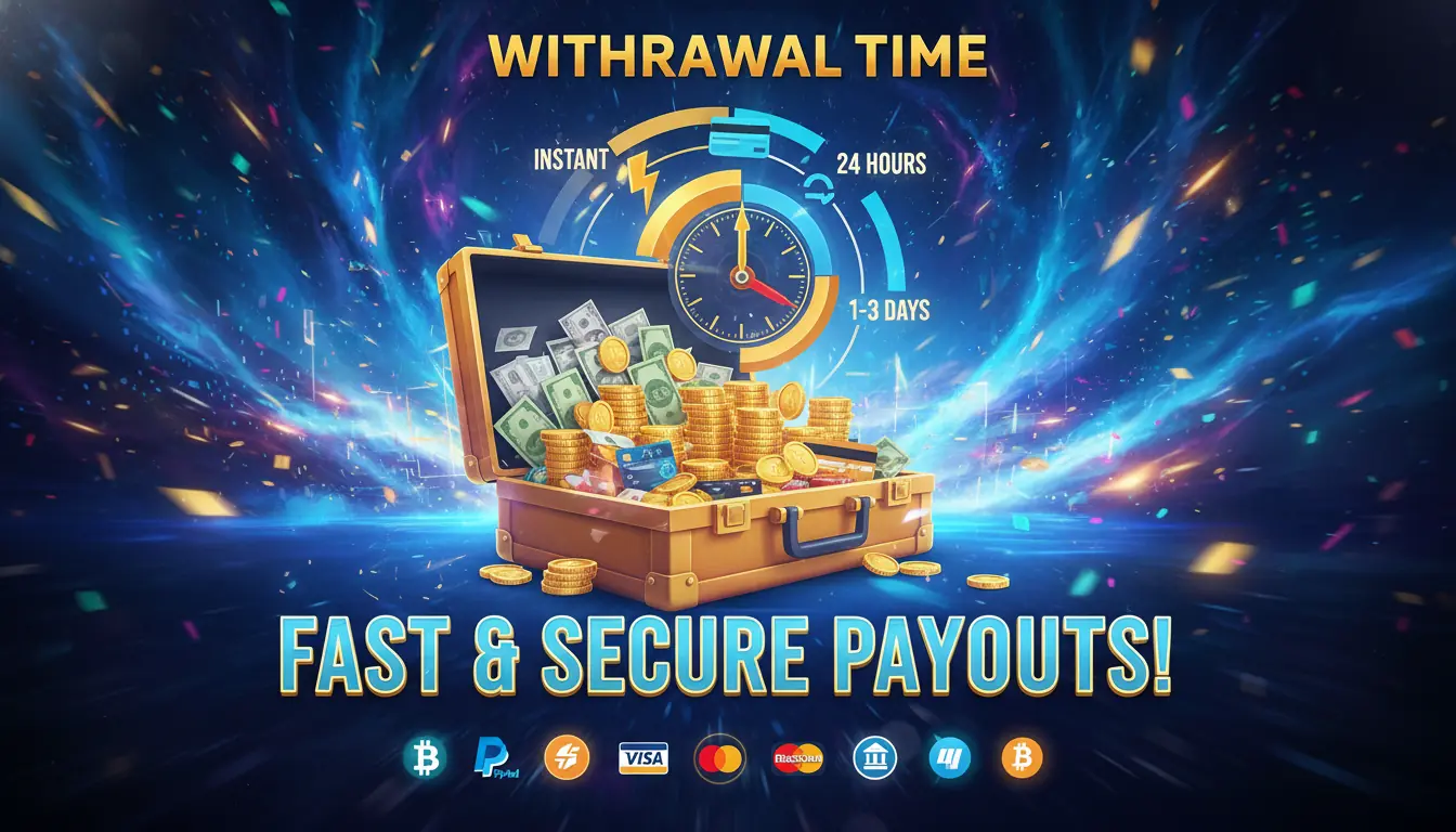 Hvor lang tid tager udbetaling hos Luck casino?