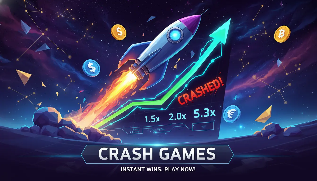 Crashspil på Luck casino